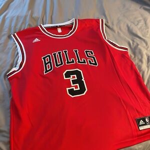 Adidas Bulls Red Basketball Jersey